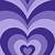 aesthetic purple hearts
