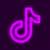 aesthetic purple tiktok logo