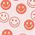 aesthetic red smiley face wallpaper