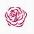 aesthetic rose symbol