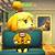 animal crossing belly gif