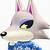 animal crossing wolf png