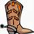 animated boot spurs png transparent