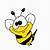 animated gif scare a bee