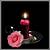 animated gif transparent roses and candles