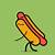 animated hot dog gifs