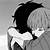 anime dark hug gif