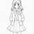 anime girl body coloring page
