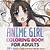anime girl coloring book for adults