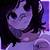 anime girl pfp aesthetic purple