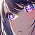 anime girl star eyes