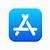 app store logos vector