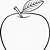 apple coloring pages for preschoolers