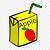 apple juice box drawing