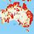 australia fires map vs us