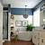 bathroom decor ideas blue and white