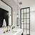 bathroom tile ideas black and white