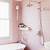 bathroom with pink tiles