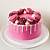 birthday cake decorated with meringue