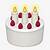 birthday cake emoji iphone