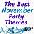 birthday party ideas november