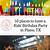 birthday party ideas plano tx