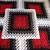 black and red crochet blanket pattern