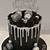 black and silver birthday cake ideas