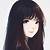 black haired anime girl cartoon