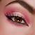 black pink eyeshadow