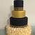 black white and gold cake ideas