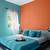 blue and orange bedroom painting ideas