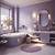 blue and purple bathroom ideas