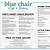 blue chair cafe menu