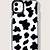 blue cow print phone case iphone 11