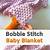 bobble stitch baby blanket pattern