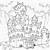 bowser's castle coloring page