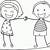 boy and girl coloring page