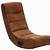 brown suede gaming chair