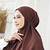 cara memakai jilbab bergo maryam untuk wajah bulat