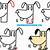 cartoon dog drawing step by step