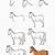cartoon horse drawing step by step