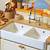 ceramic kitchen sink with backsplash