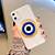 clear evil eye iphone case