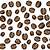coffee beans vector background