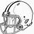 coloring pages of a football helmet