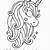 coloring picture of a unicorn