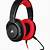 corsair hs35 stereo gaming headset (red)