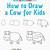 cow easy drawing step by step