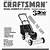 craftsman manual lawn mower